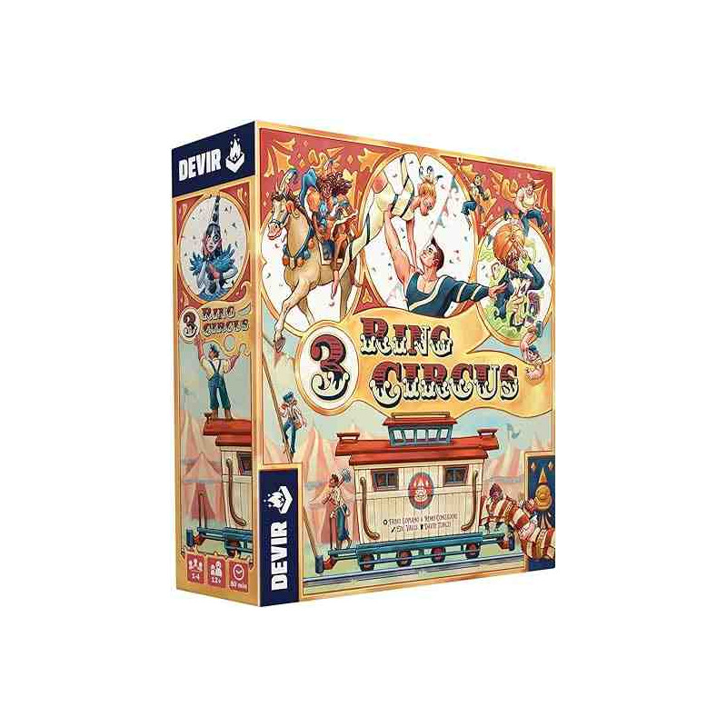 3 RING CIRCUS Juego de mesa Devir